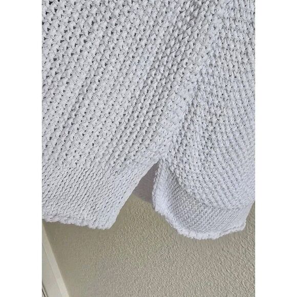 Rag & Bone Crochet Tank Top Size Small Cotton Open Knit White - Picture 4 of 9